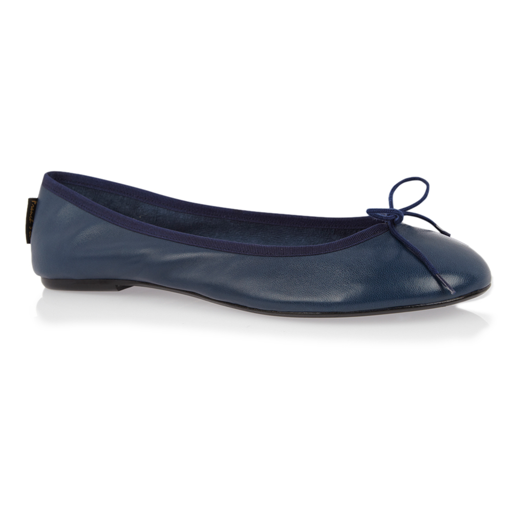 Classic Ballet Navy Leather (BAB02 