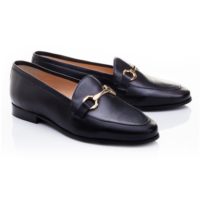 Marion Black Leather (MRN01) - French Sole