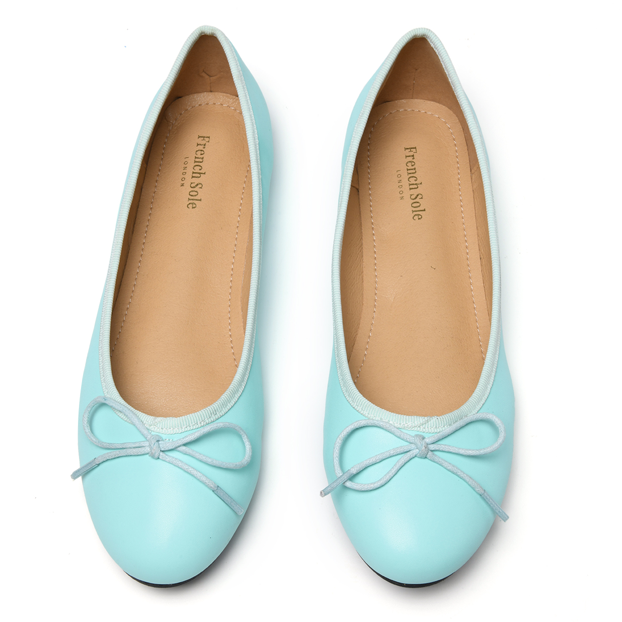 Amelie Mint Green Leather (AML257) – French Sole